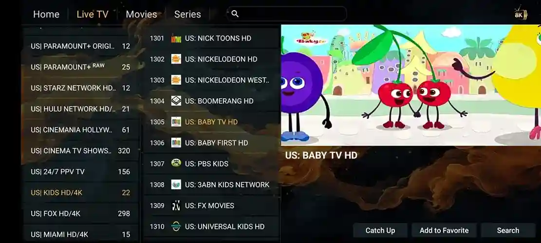 Preview 3 - Area 69 IPTV Premium IPTV Subscription