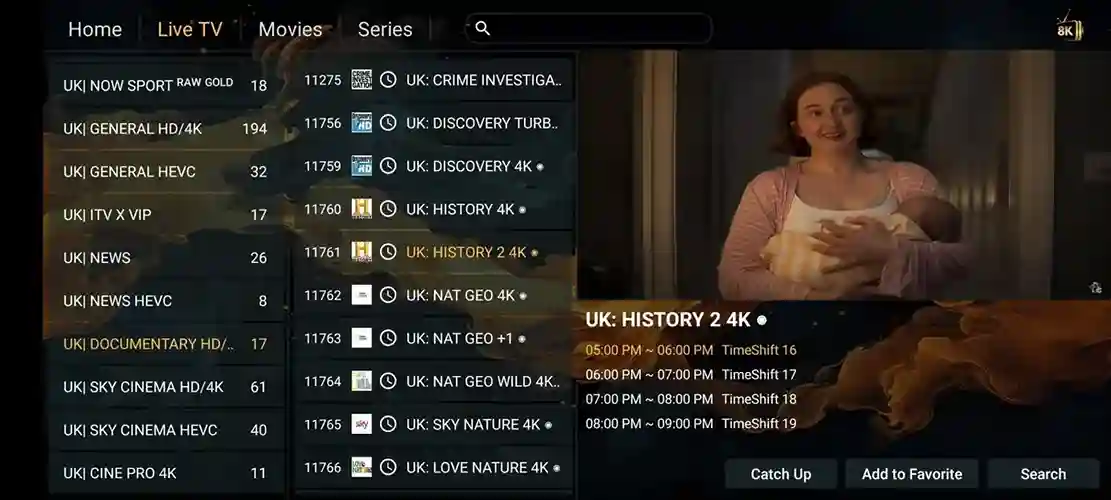 Preview 6 - Area 69 IPTV Premium IPTV Subscription